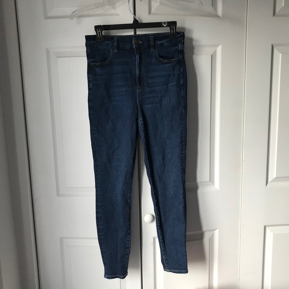 Dark wash High-rise Jeggings